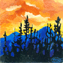 evening silhouettes